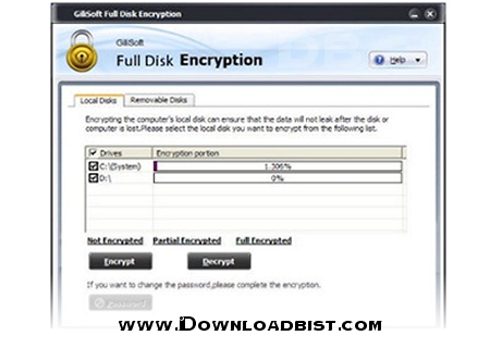 رمزنگاری کامل هارددیسک با GiliSoft Full Disk Encryption 2.6