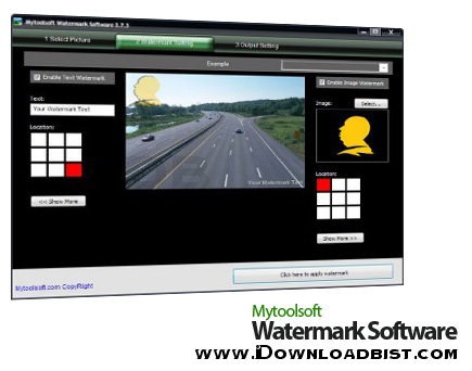 قرار دادن لوگو و آرم روی تصاوير با Mytoolsoft Watermark Software v2.8.1