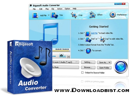 مبدل صوتی قدرتمند با نرم افزار Bigasoft Audio Converter v3.6.7